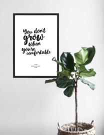 Gepersonaliseerde poster voor ondernemer - Grow