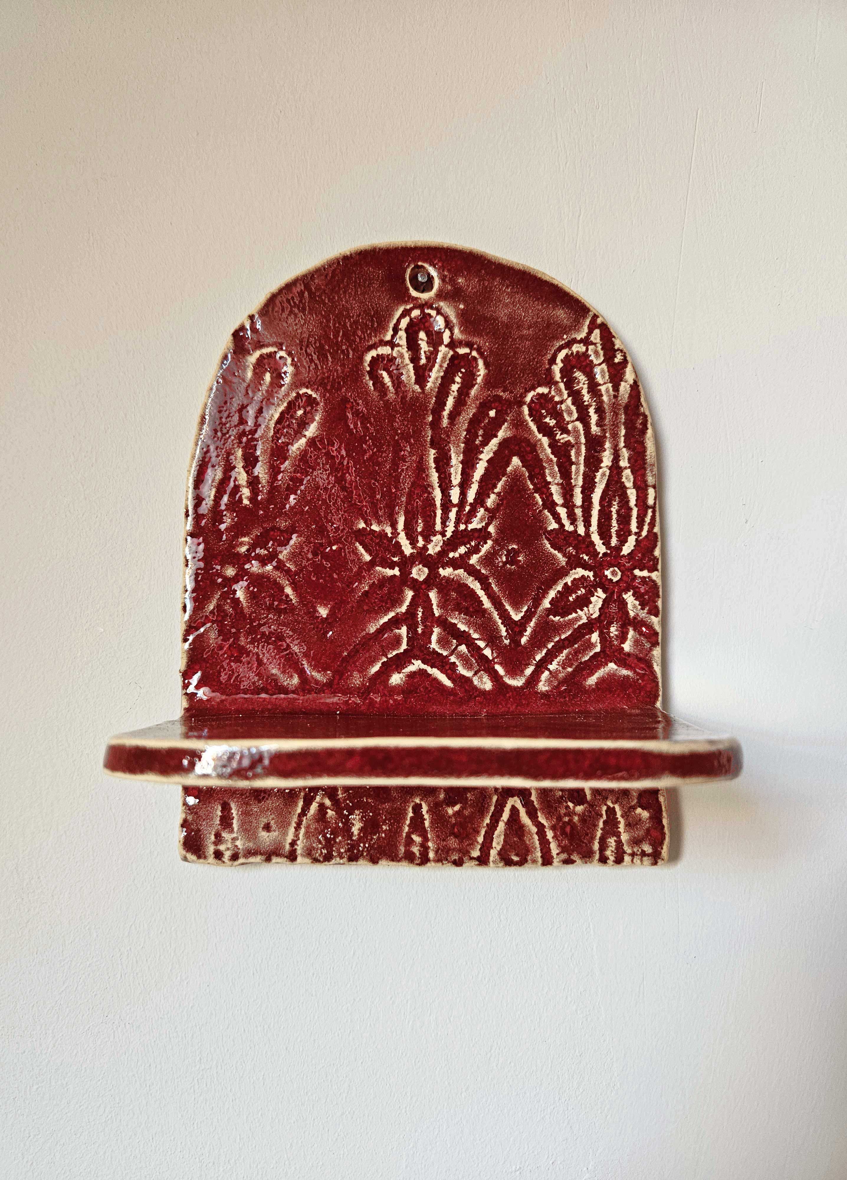 Wandhanger / wandplankje - rood