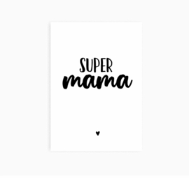 Ansichtkaart || super mama