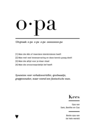 Familieposter - OPA