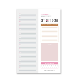 Dagplanner A5 - Get shit done
