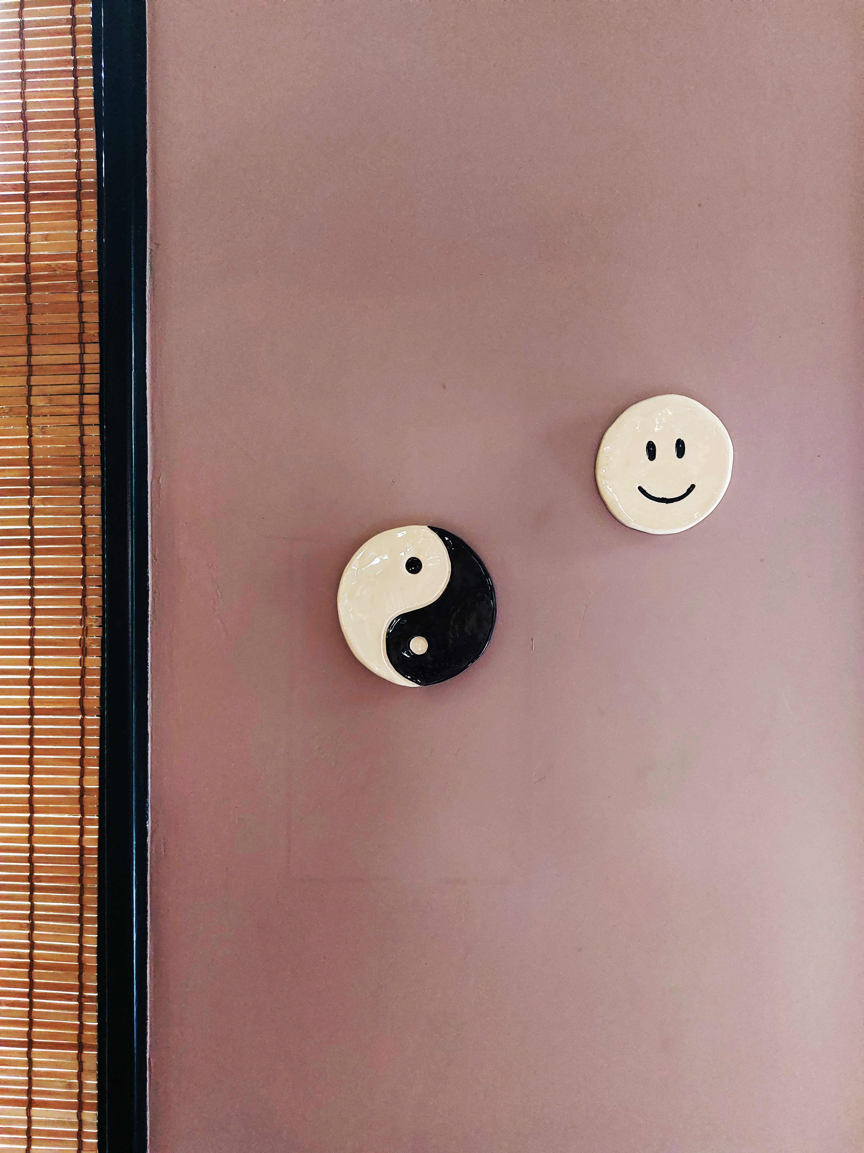 Wandhanger Yin en Yang - Zwart
