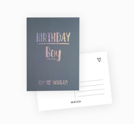 LIMITED EDITION || Ansichtkaart || Birthday boy