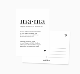 Ansichtkaart || Mama