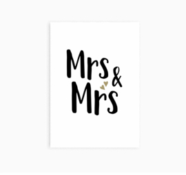 Ansichtkaart || Mrs & Mrs