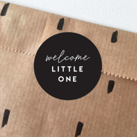 Sluitstickers geboorte - Welcome little one - per 10