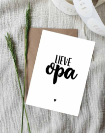 Ansichtkaart || Lieve opa