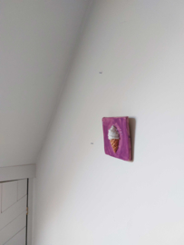 Tegeltje - Ijsje Paars