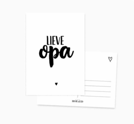 Ansichtkaart || Lieve opa