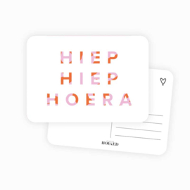 Ansichtkaart || HOERA