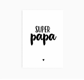 Ansichtkaart || super papa