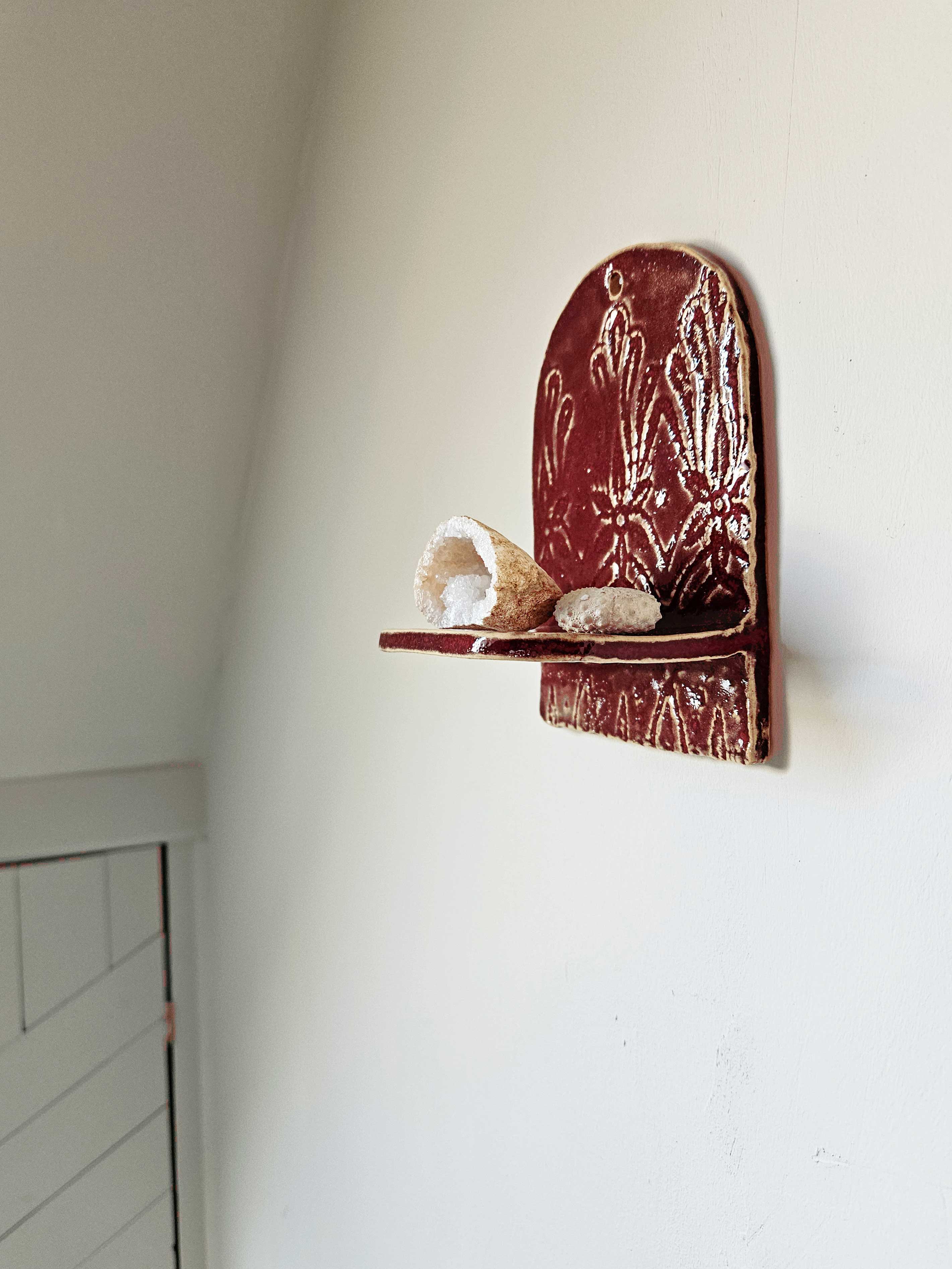 Wandhanger / wandplankje - rood