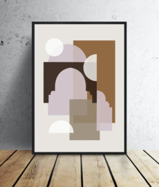 A3 Poster - Marrakech  - Beige