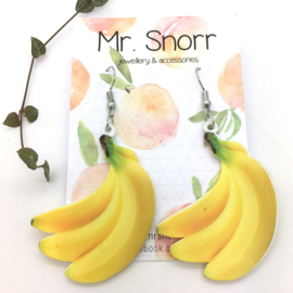 Banana earrings