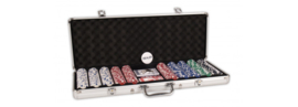 Pokerset Alu Case 500 Dice