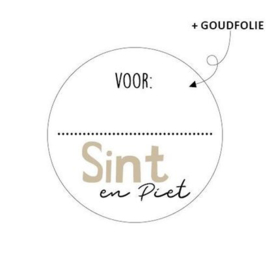 SINT EN PIET SLUITSTICKER