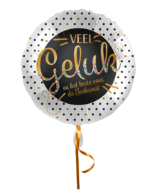 Veel geluk folieballon