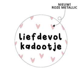 LIEFDEVOL KADOOTJE SLUITSTICKER