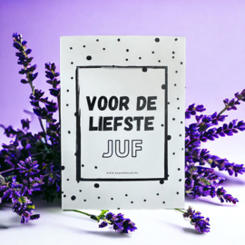 Voor de liefste juf