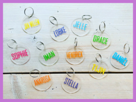 Keychains with name