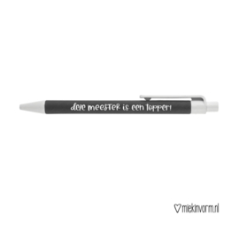 Pen Topper Meester