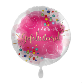 Gefeliciteerd folieballon