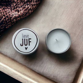 Lieve juf met goud details