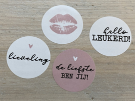 4x LIEF MIX SLUITSTICKER