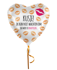 Kusje folieballon