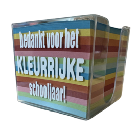 NOTITIEBOEK/MEMO KUBUS