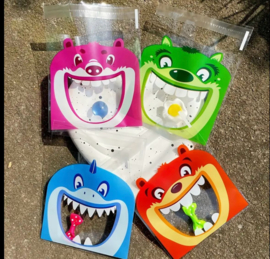 Schattige monster zakjes