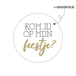 FEESTJE? SLUITSTICKER