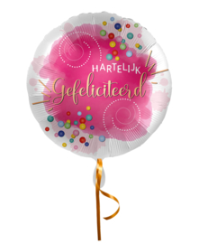 Gefeliciteerd folieballon