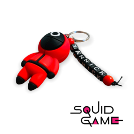 Squid game sleutelhanger ROND