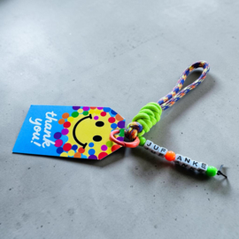 Sleutelhanger met cadeaulabel