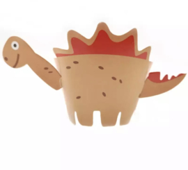 Dino cupcake houder