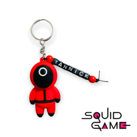 Squid game sleutelhanger ROND