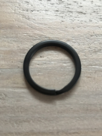 Sleutelring 25 mm zwart