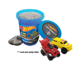 Hot Wheels race slijm met big wheel auto