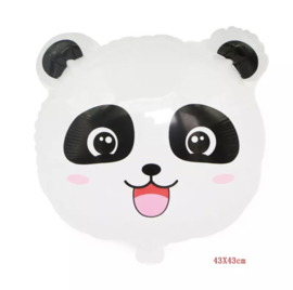 Panda hoofd folieballon