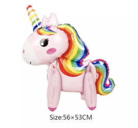 Unicorn roze folieballon