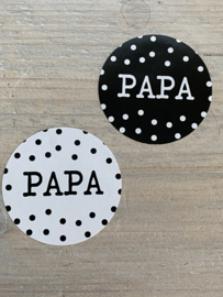 2x PAPA SLUITSTICKER