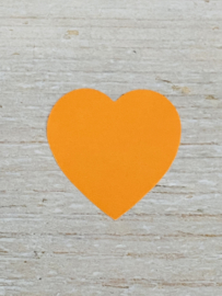 Sticker hart Oranje