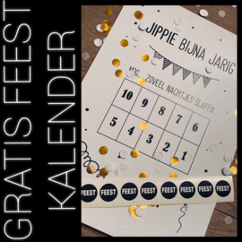 Sint clipboard aftelkalender  + GRATIS FEESTKALENDER