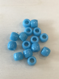 Groot gat 8 mm blauw 25 stuks