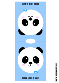 Knijpfruit wikkel PANDA BLAUW