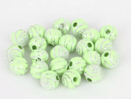 Swirl groen 50 stuks 8 mm