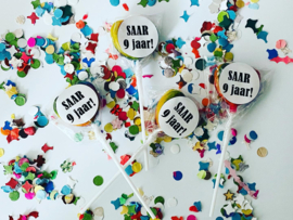 Hartjes lolly met sticker