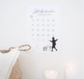 POSTER aftelkalender Sinterklaas