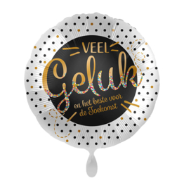 Veel geluk folieballon